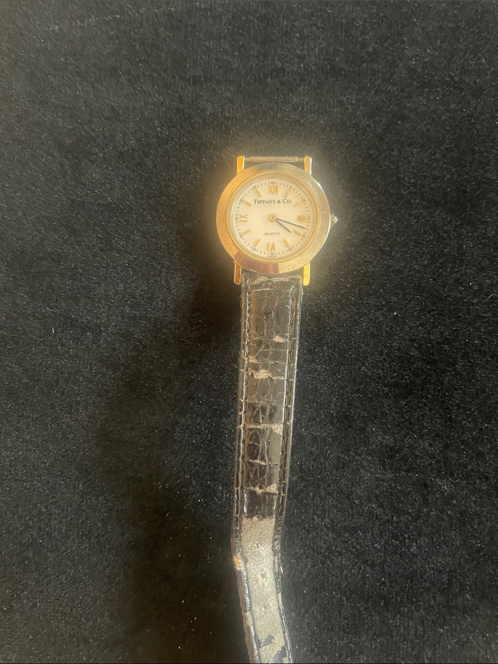 Tiffany & Co. Gold-Tone Round Watch BAD SHAPE!